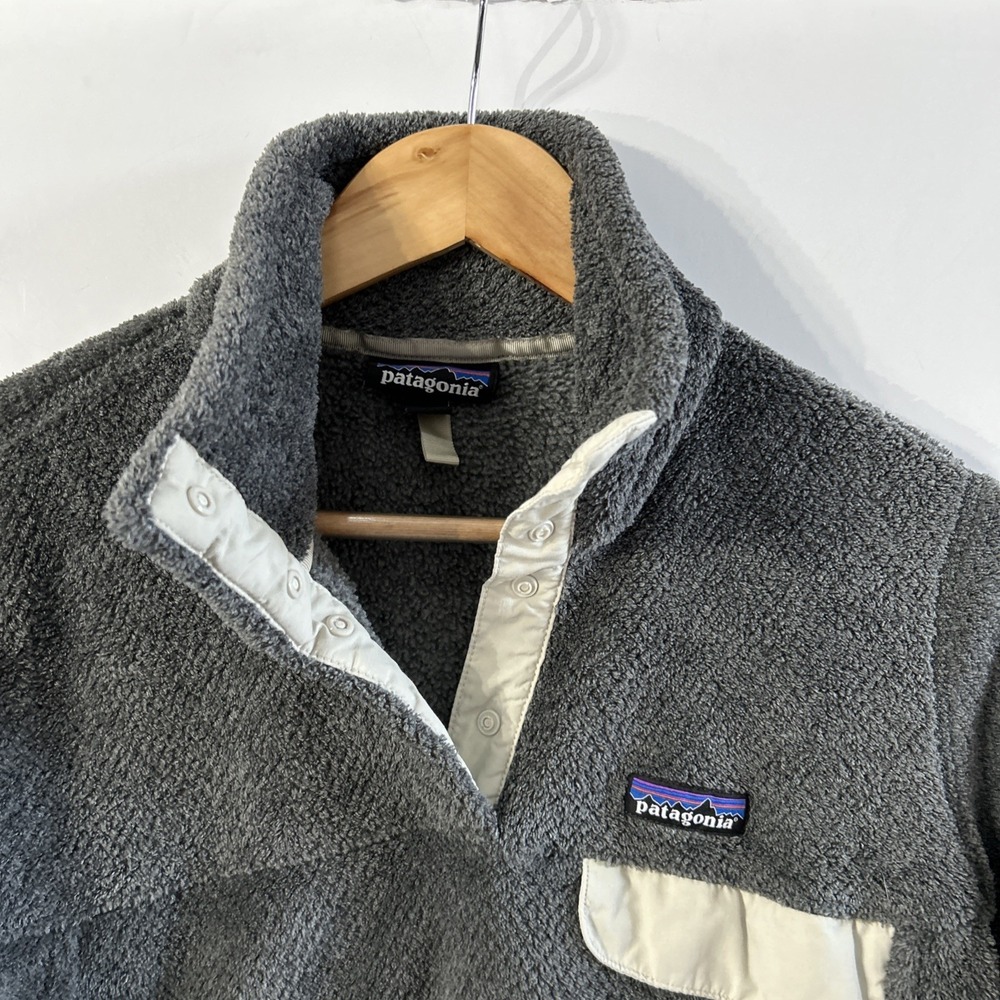 Women's Patagonia Re-Tool Snap-T Pullover Fleece Jacket Polartec Sz Large 25442
